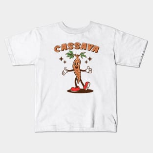 cassava vintage cartoon Kids T-Shirt